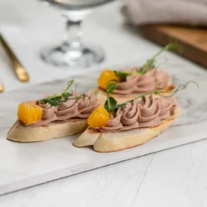 Bruschetta mit Leberpastete